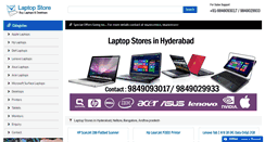 Desktop Screenshot of laptopshowroominhyderabad.com