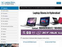 Tablet Screenshot of laptopshowroominhyderabad.com